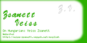 zsanett veiss business card